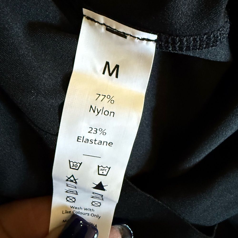 HALARA SoftlyZero Tiered Ruffle Black Spaghetti S… - image 5